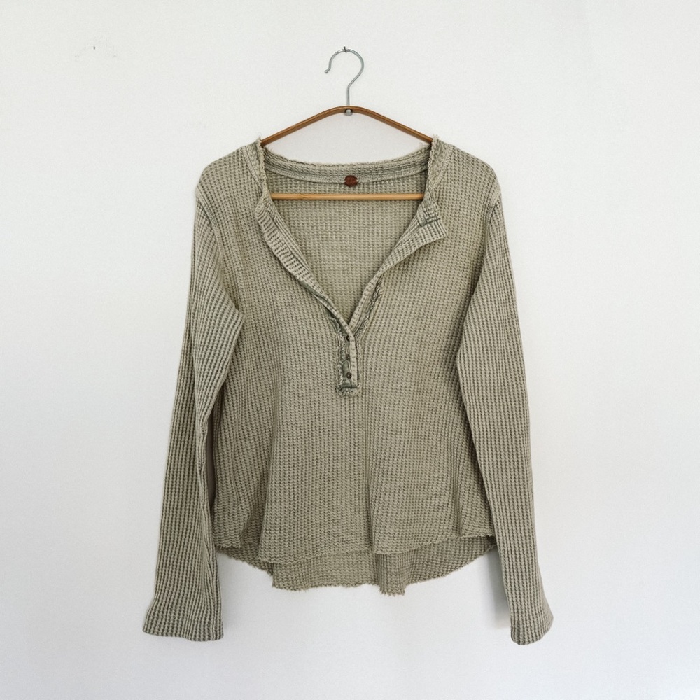 SOLD x Free People FP One Colt Thermal Seafoam - Size Large